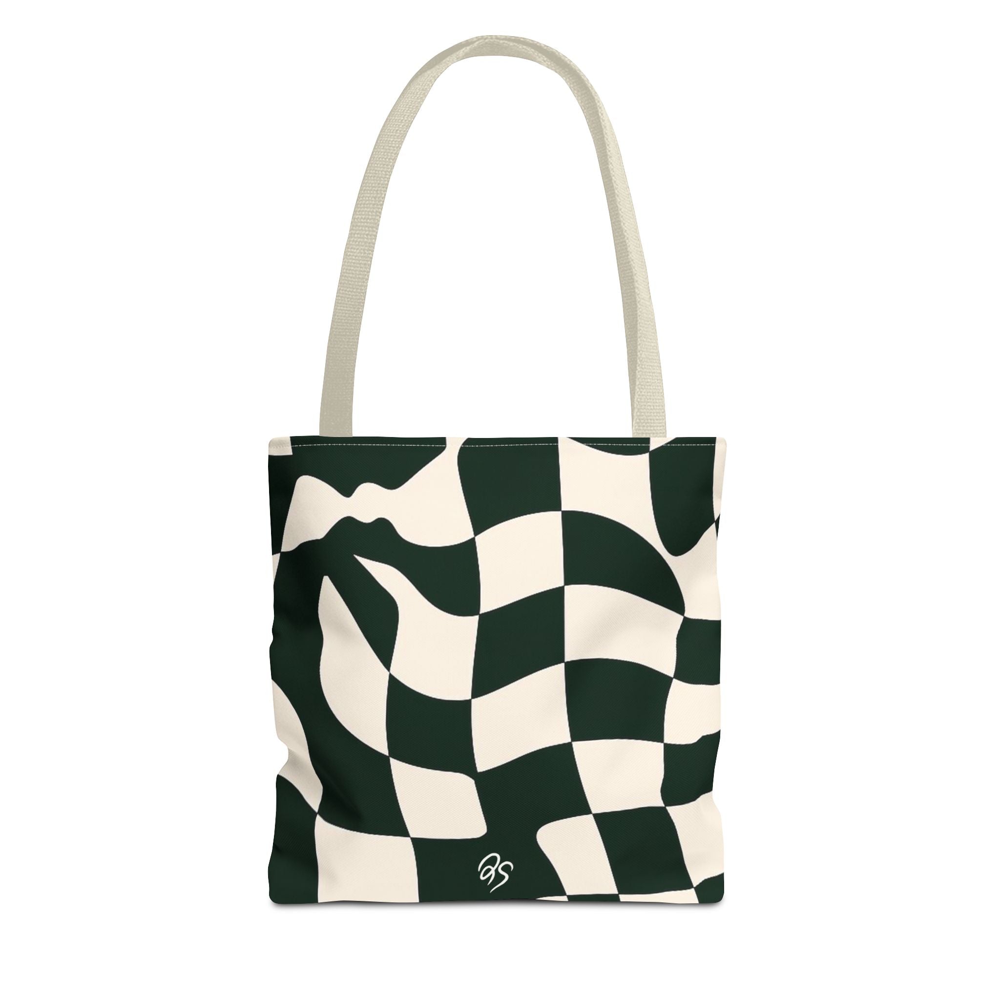 Abstract Checkered tote bag - dose of dos