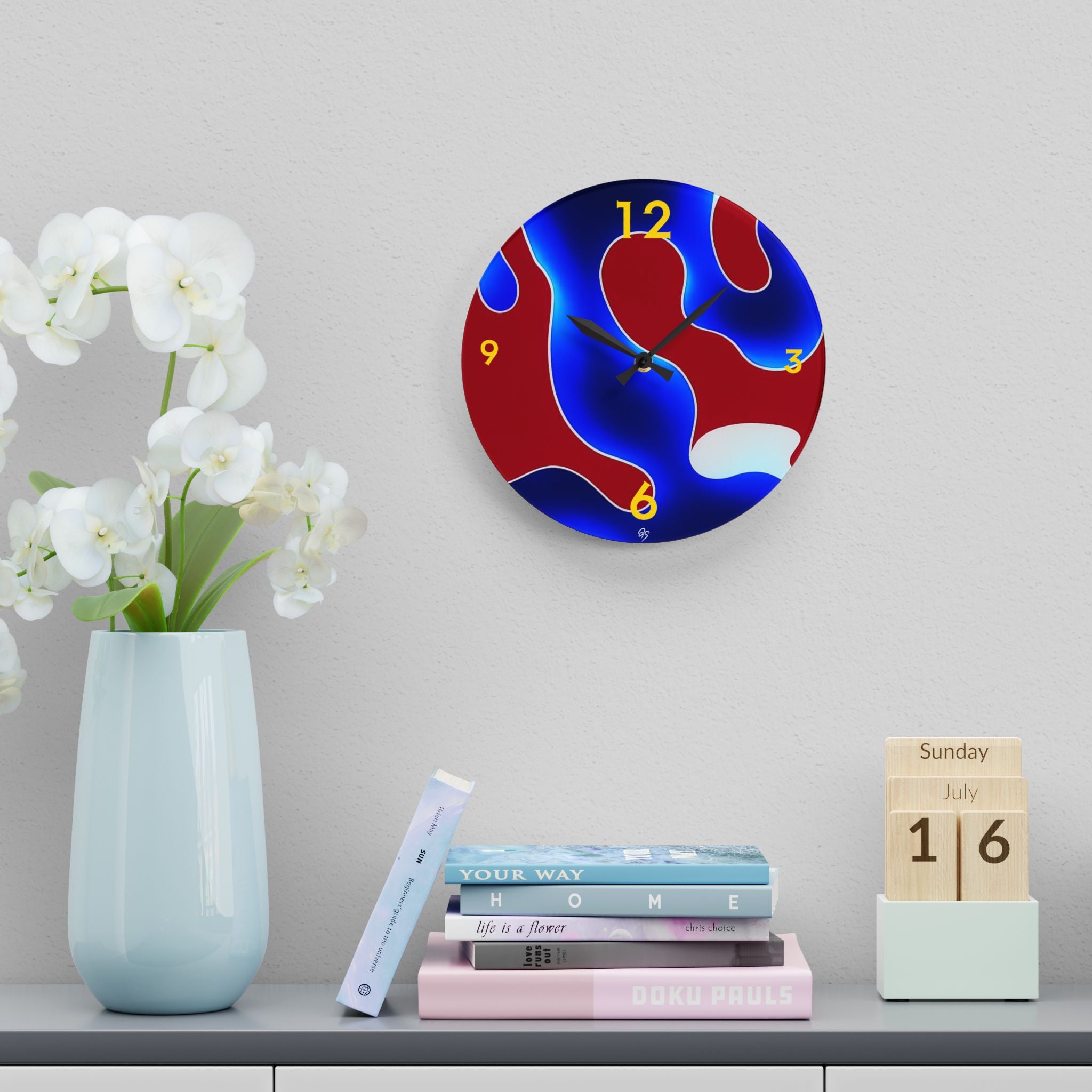Abstract Acrylic Wall Clock - dose of dos