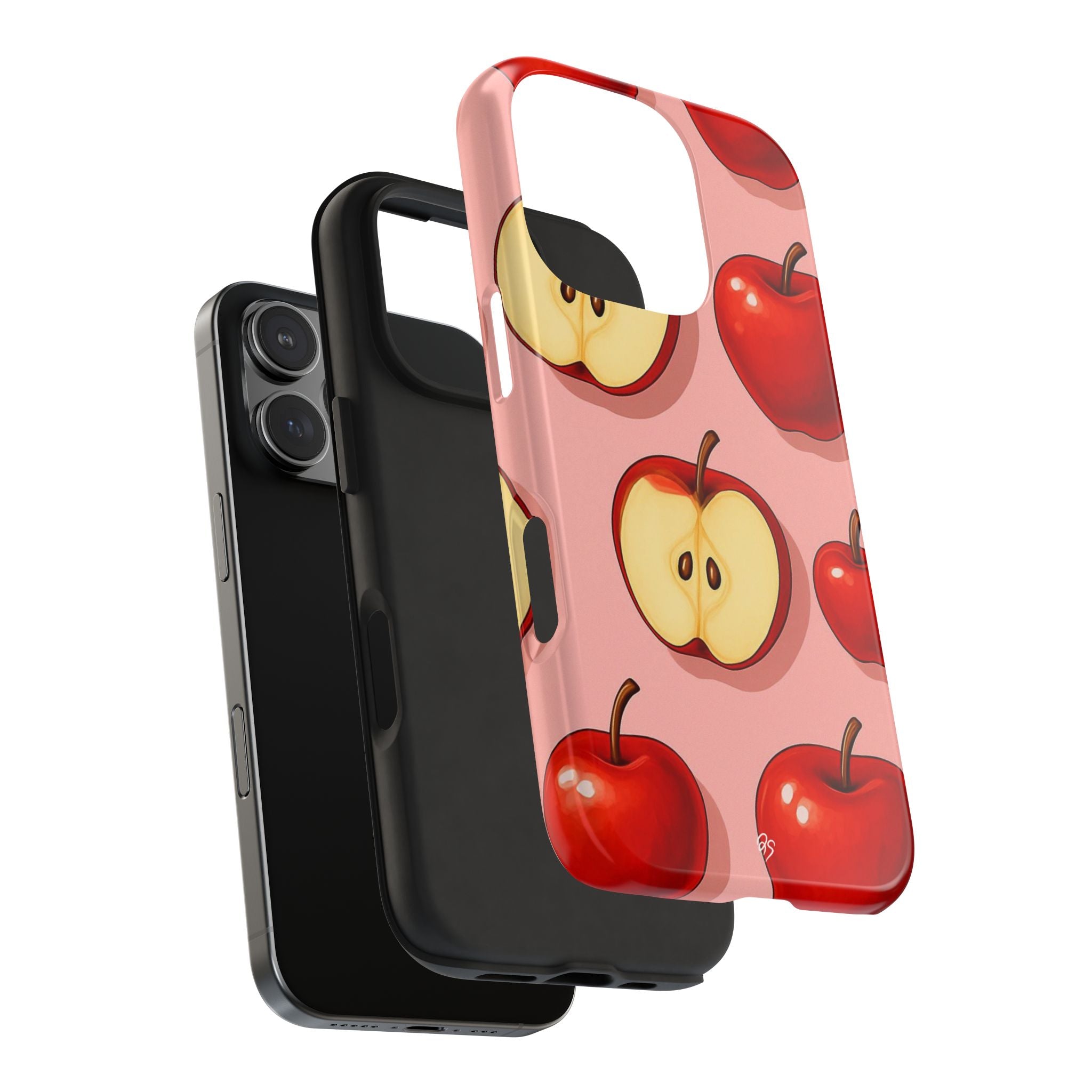 Red Apple Tough Phone Case - DOSE OF DOS BRAND