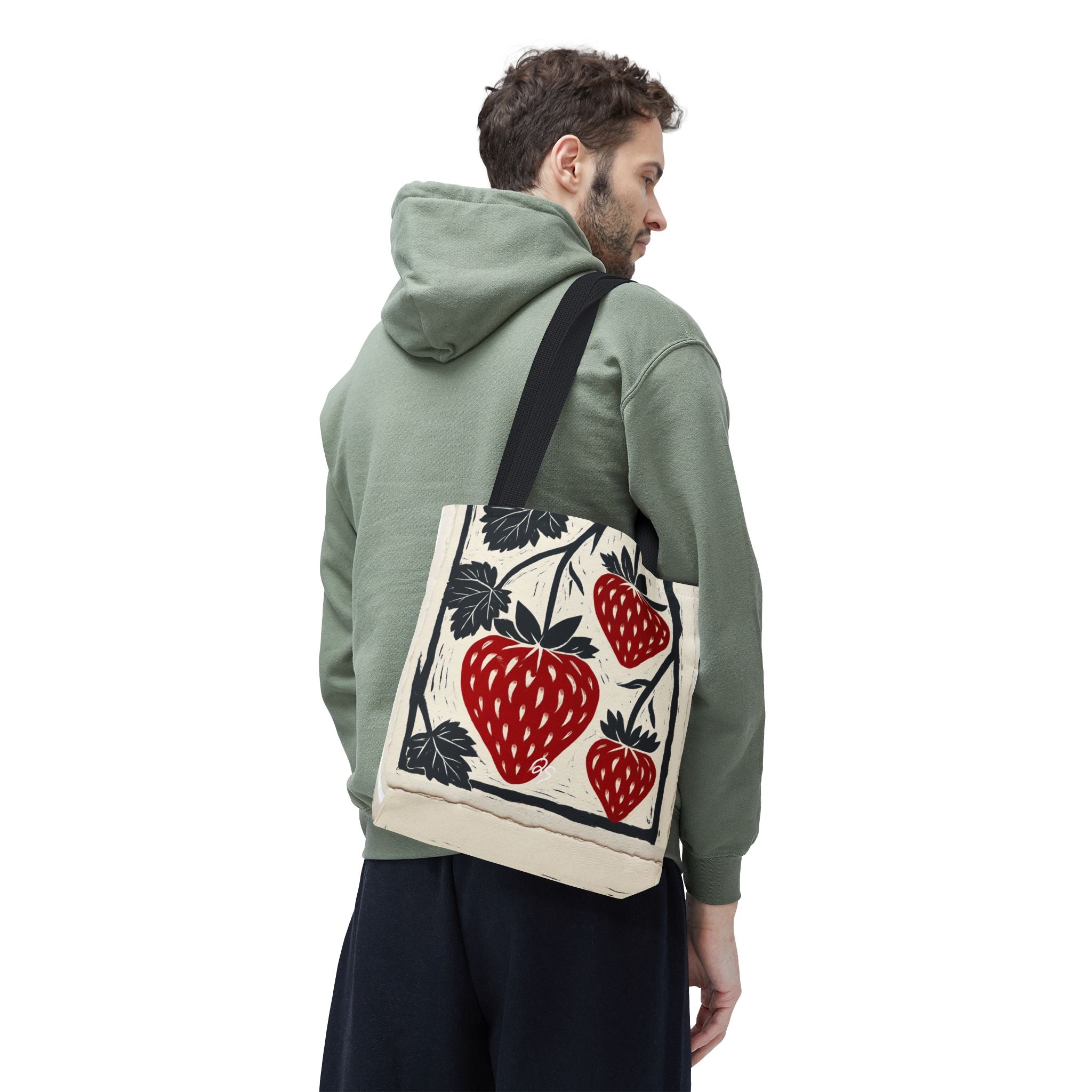 Strawberry Print Tote Bag- DOSE OF DOS