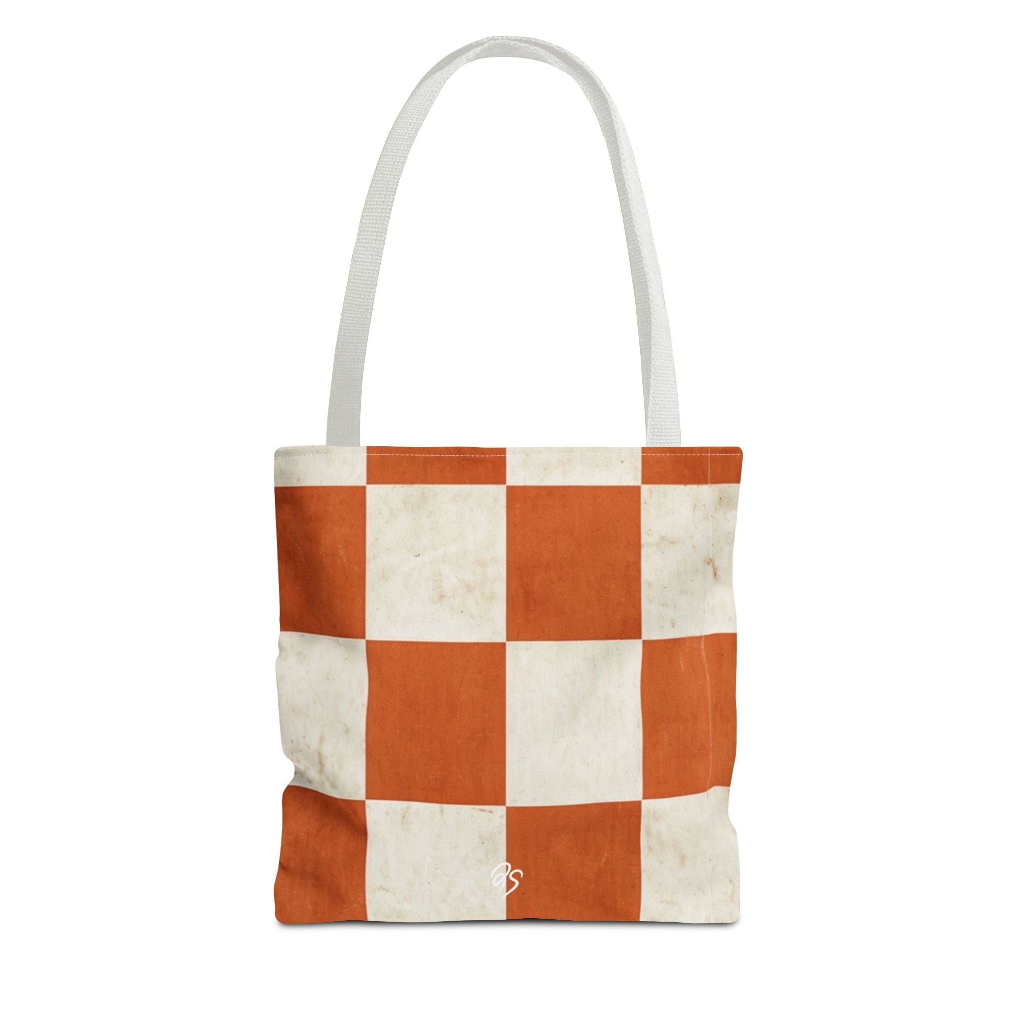 Rustic Checkered Tote Bag - DOSE OF DOS