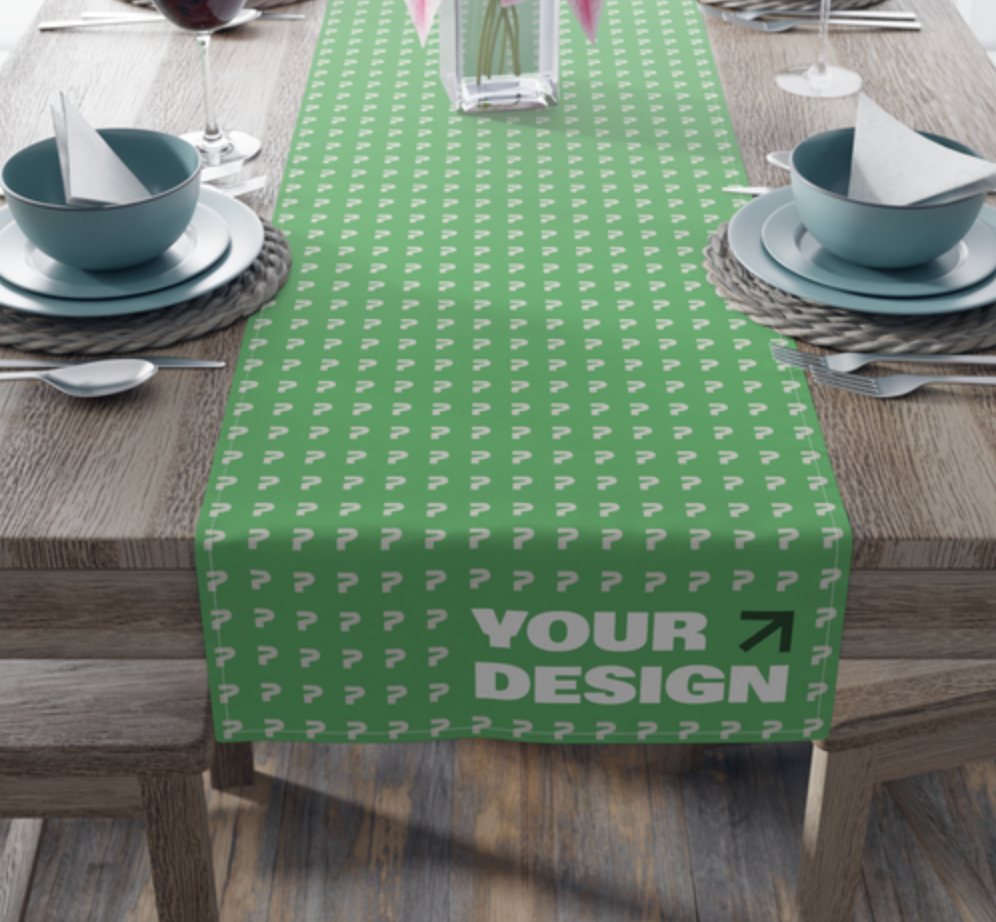 MAKE IT YOUR WAY | Personalized | Table Runner | dose of dos