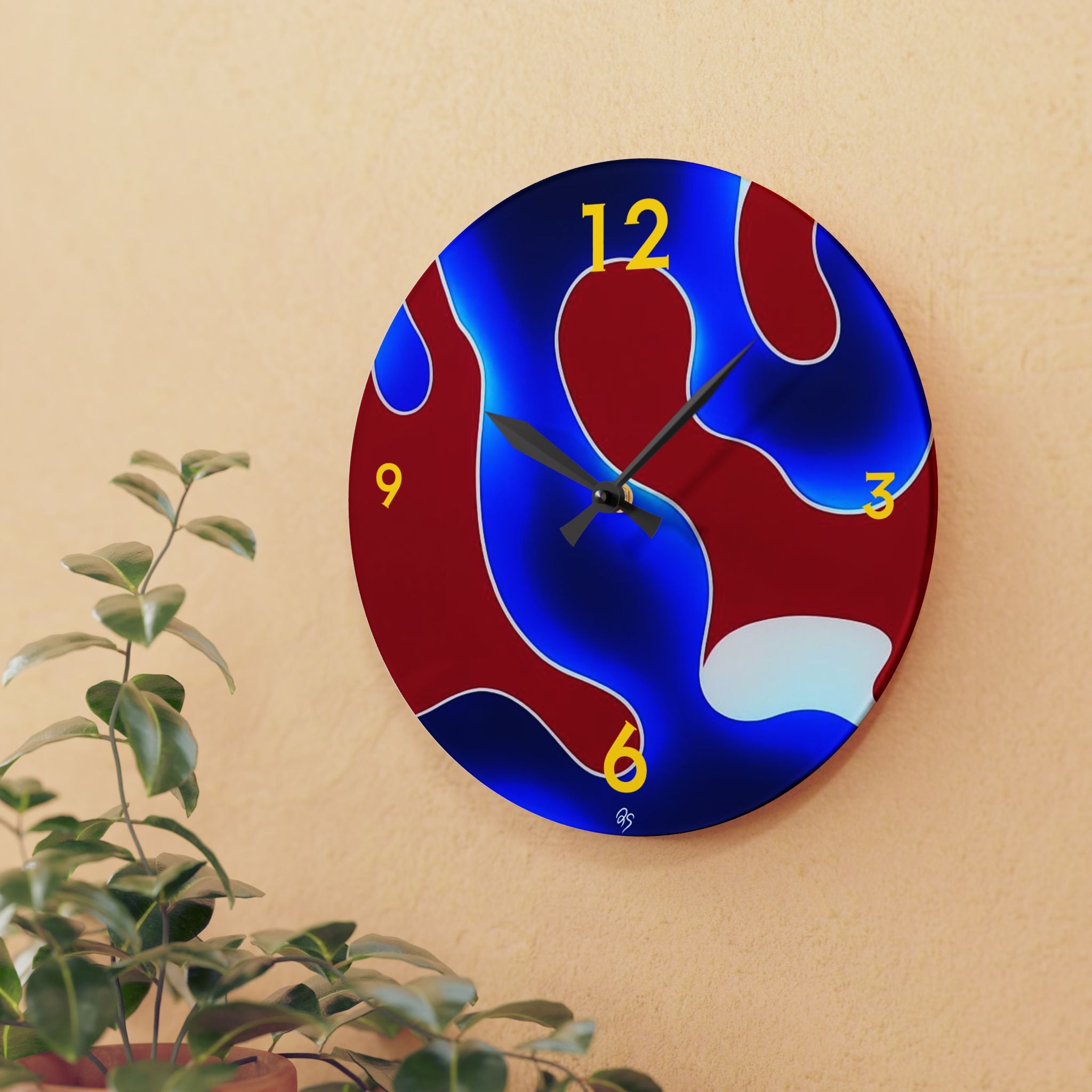 Abstract Acrylic Wall Clock - dose of dos
