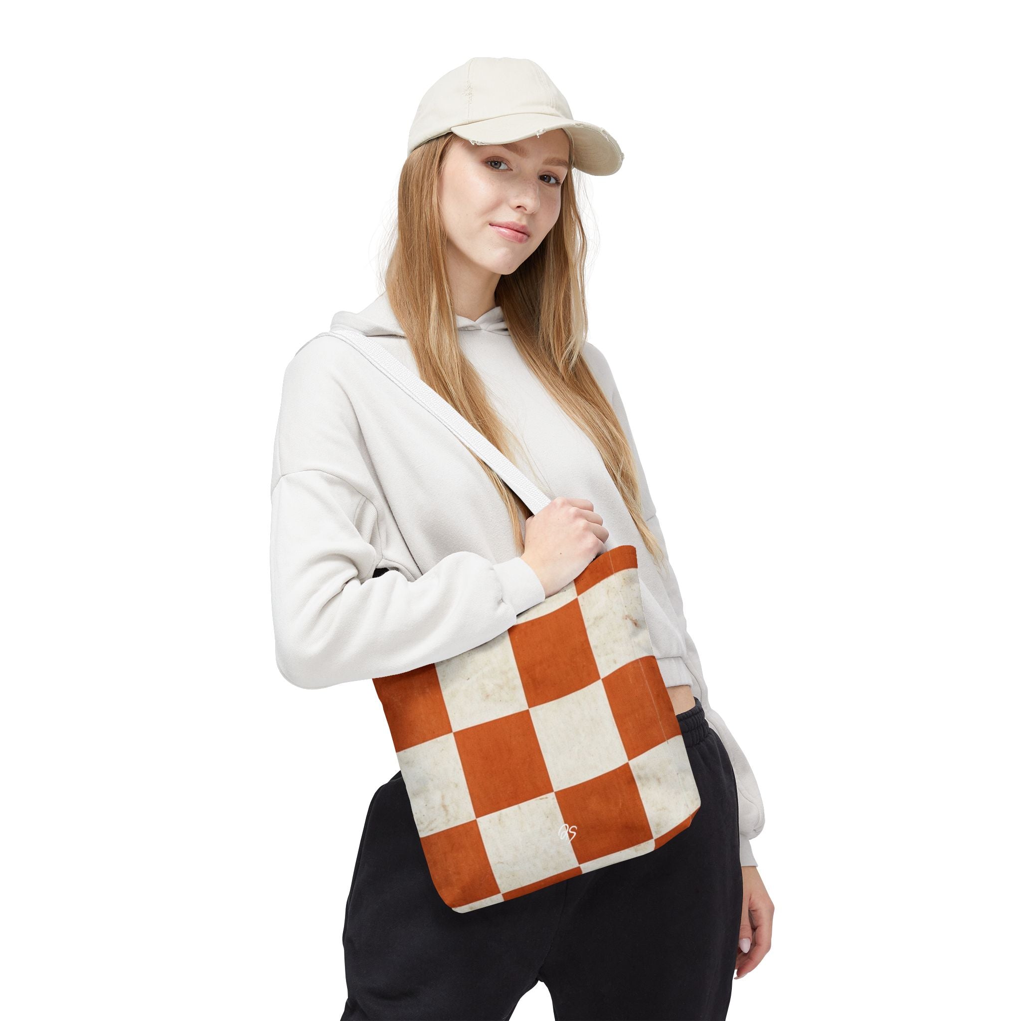 Rustic Checkered Tote Bag - DOSE OF DOS