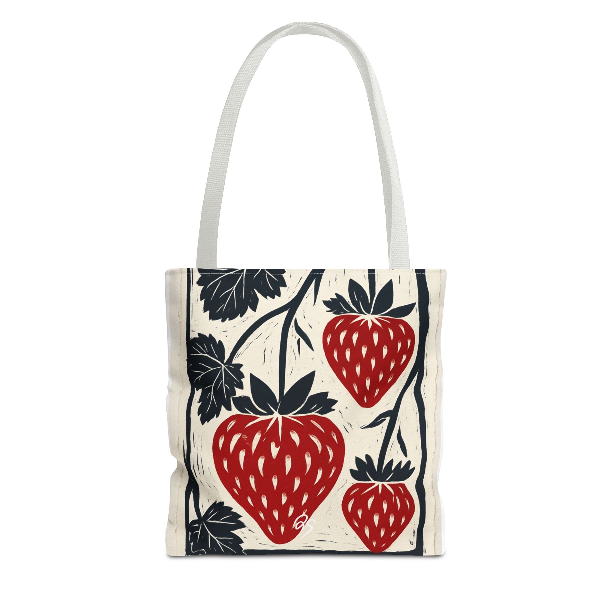 Strawberry Print Tote Bag- DOSE OF DOS