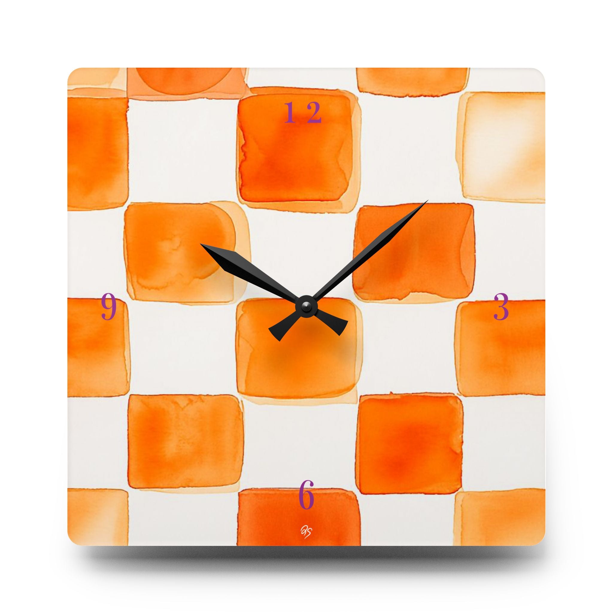 Watercolor Acrylic Wall Clock - dose of dos