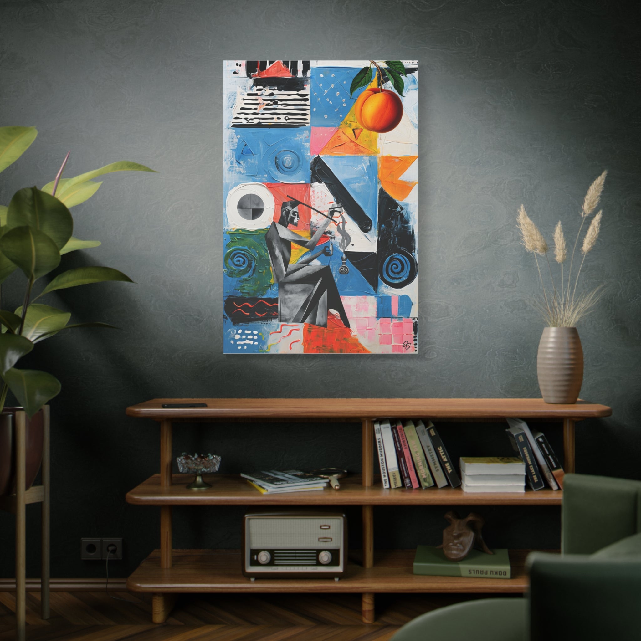 dose of dos  | abstract canvas art