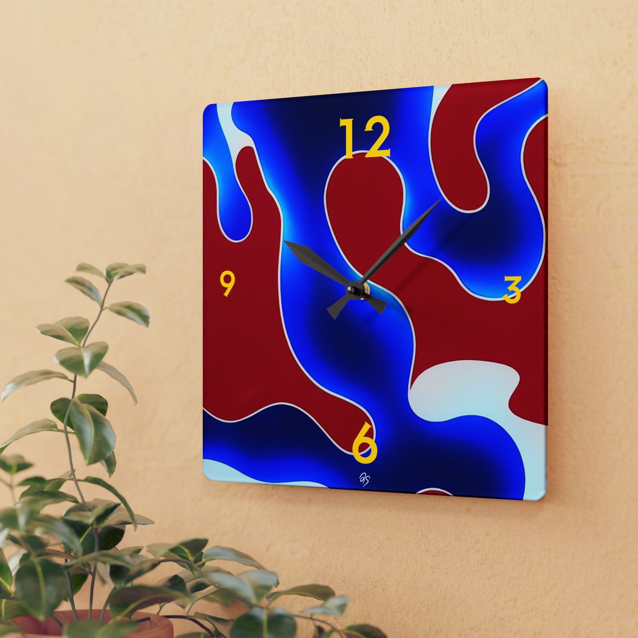 Abstract Acrylic Wall Clock - dose of dos