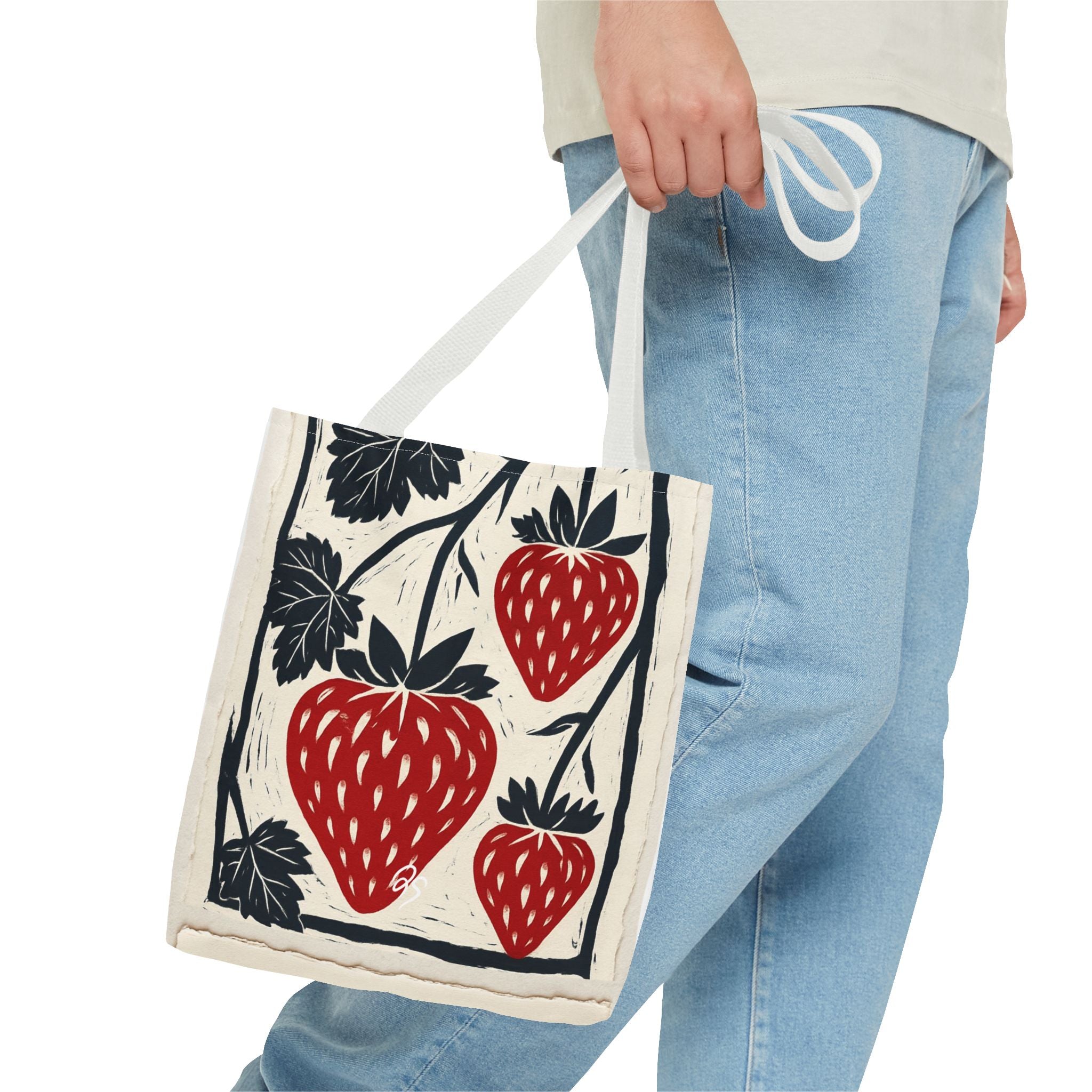 Strawberry Print Tote Bag- DOSE OF DOS