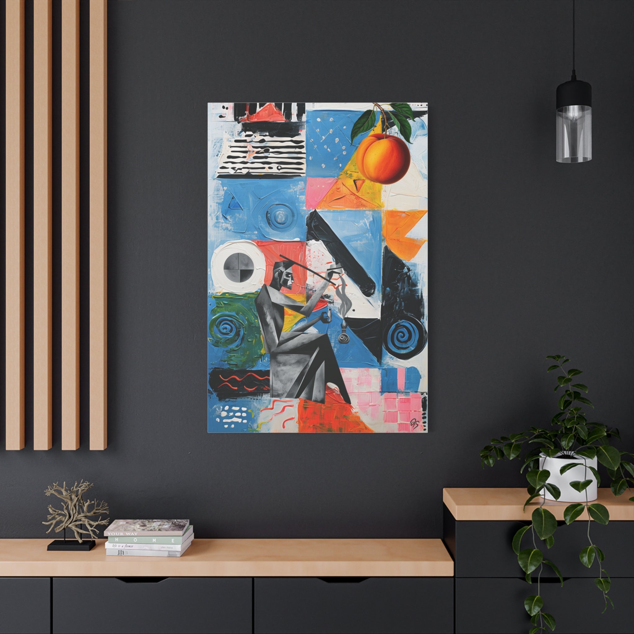 dose of dos  | abstract canvas art