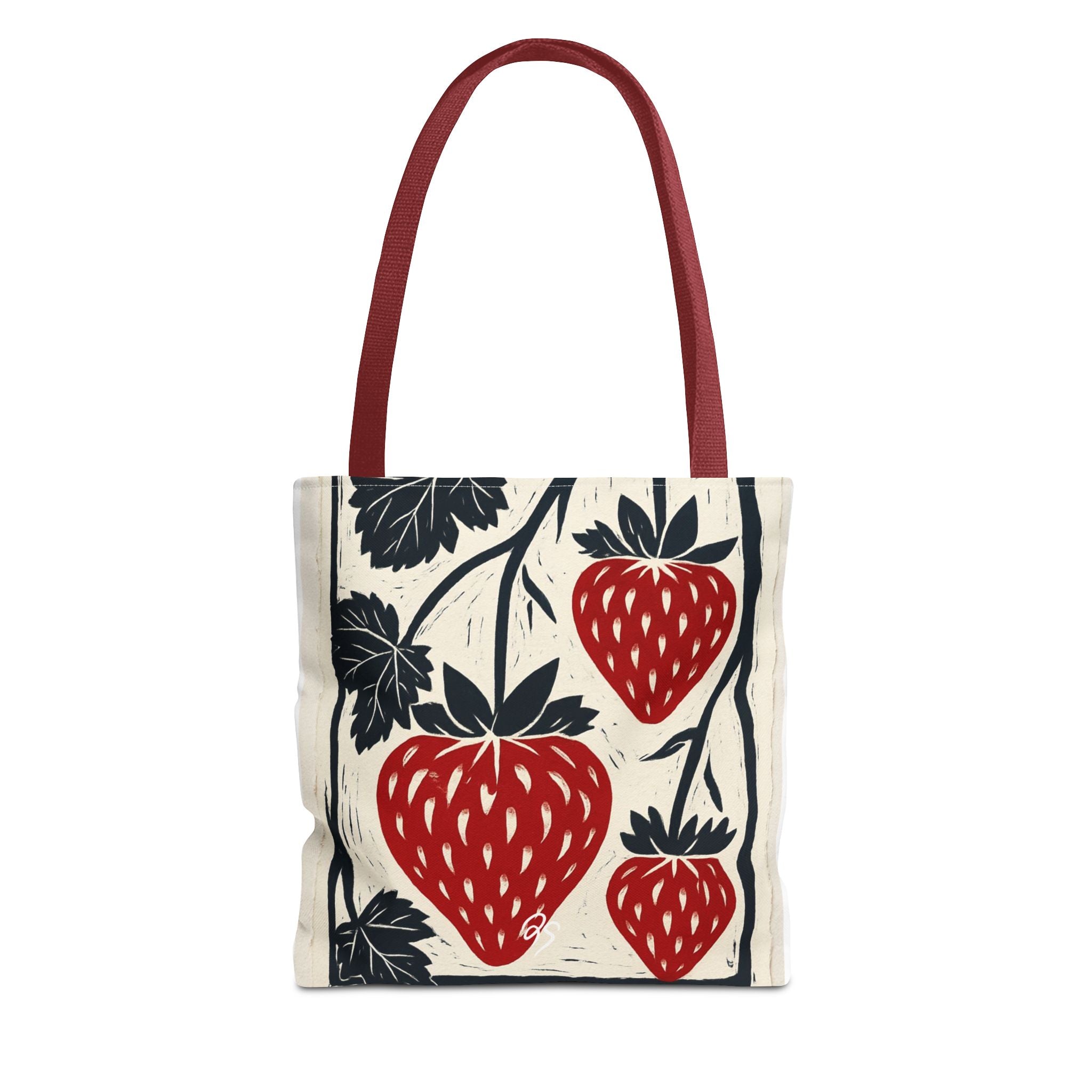 Strawberry Print Tote Bag- DOSE OF DOS