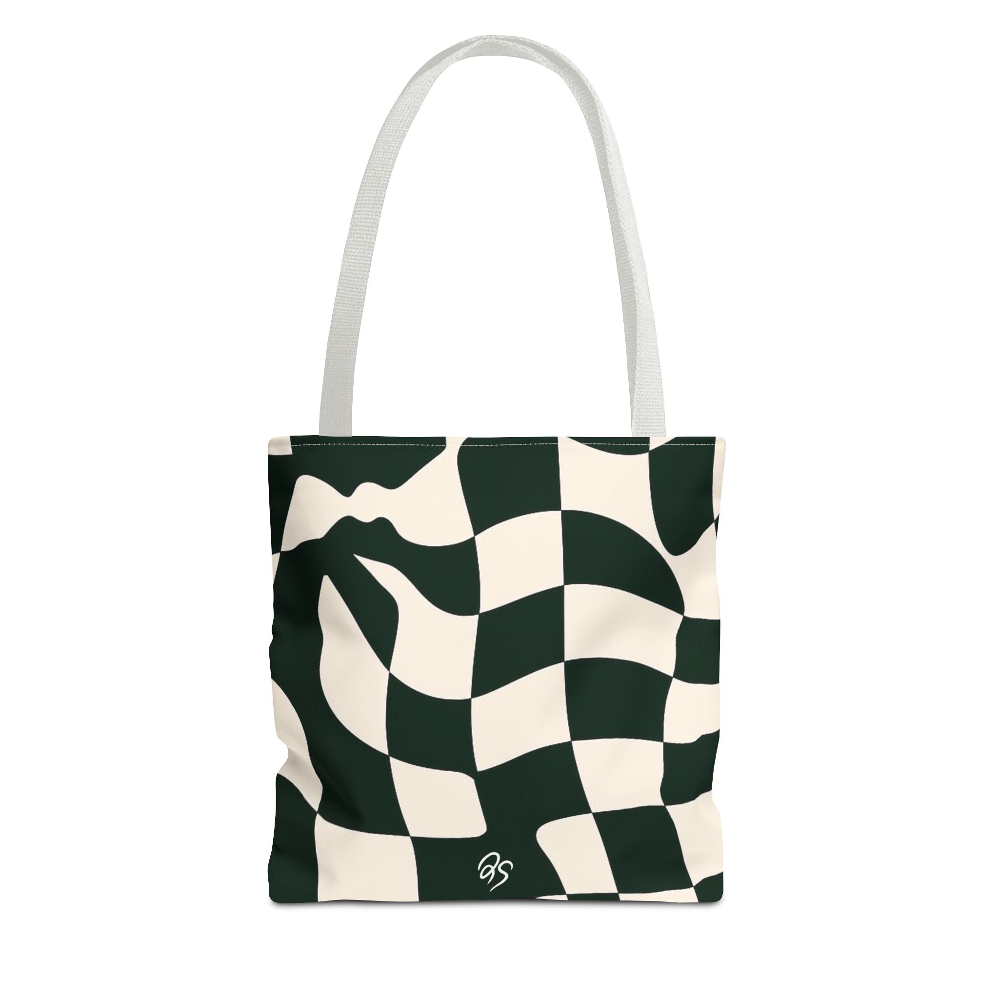 Abstract Checkered tote bag - dose of dos