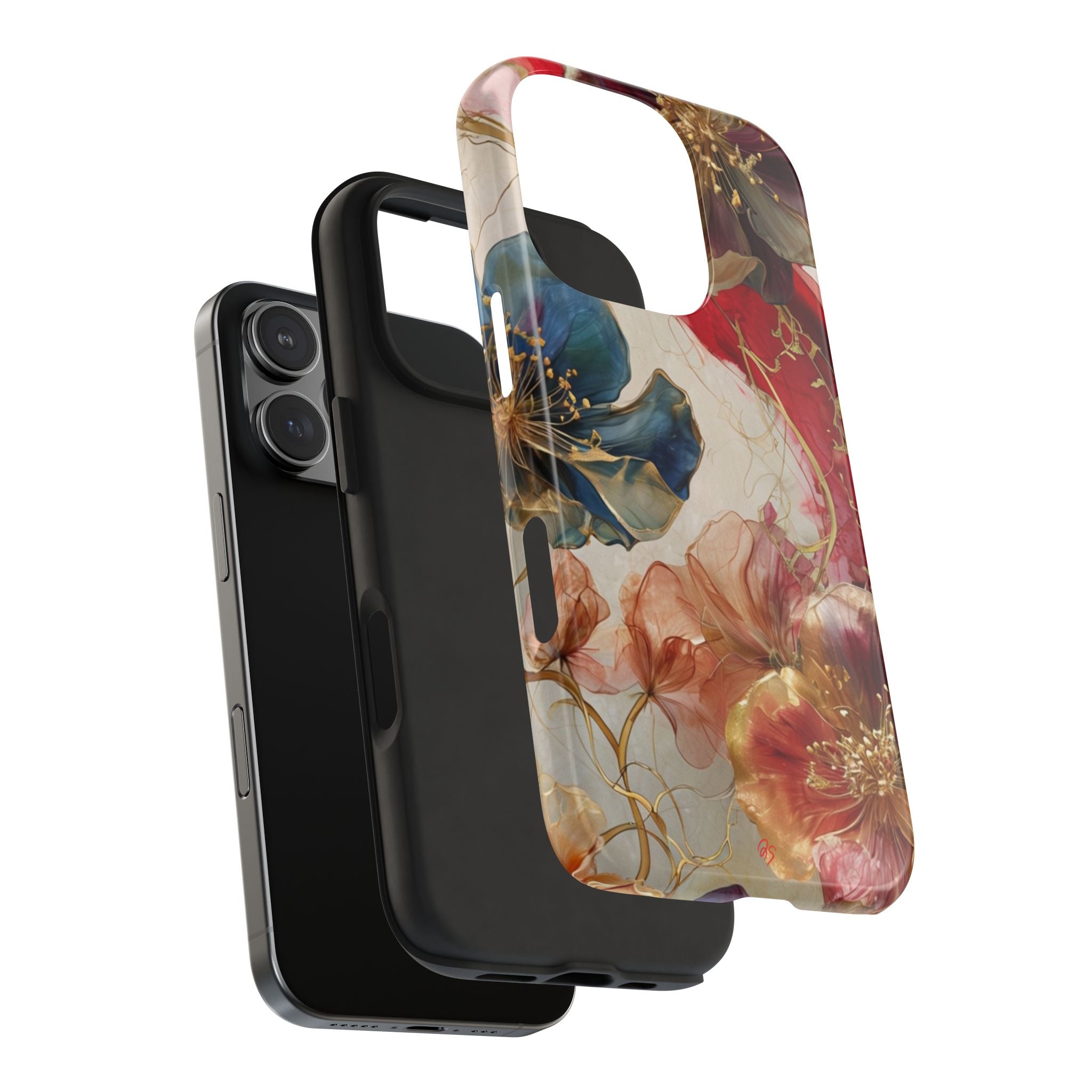 Floral Abstract Design Tough Phone CASE - DOSE OF DOS BRAND