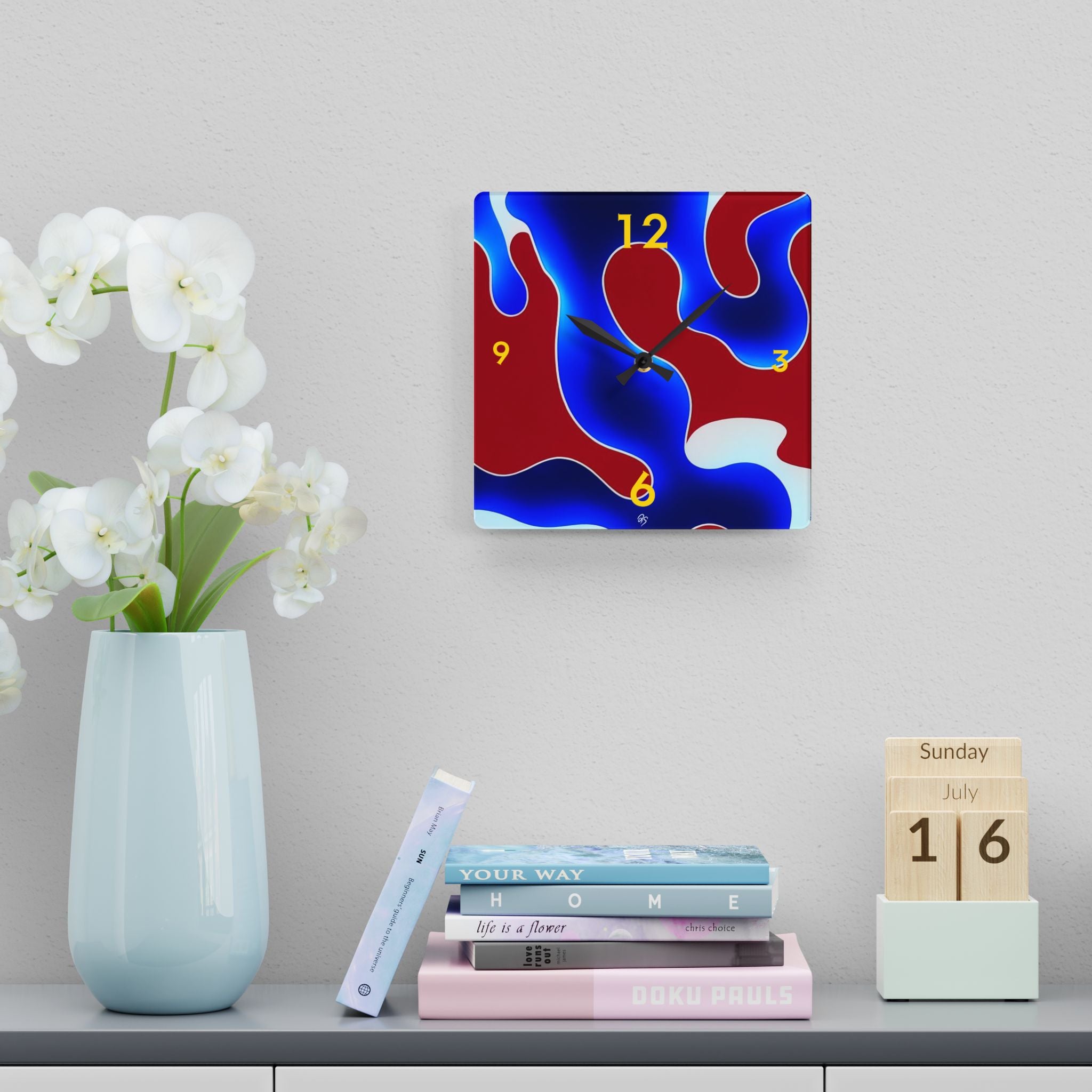Abstract Acrylic Wall Clock - dose of dos