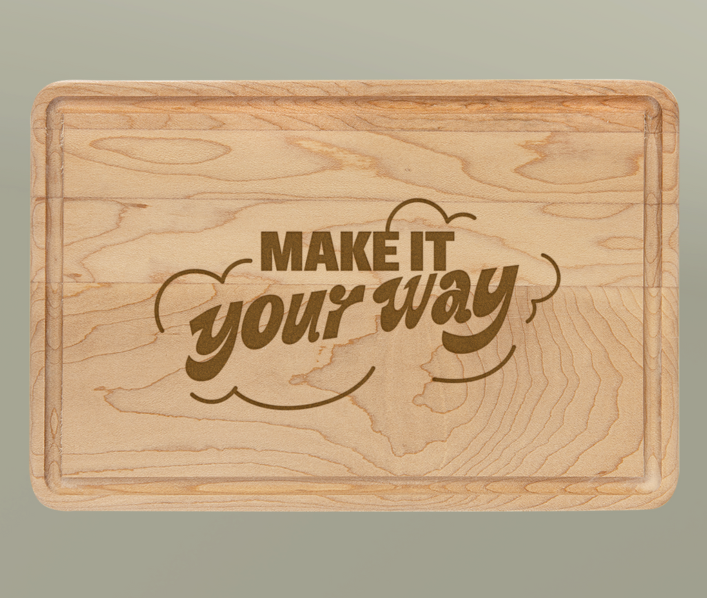 MAKE IT YOUR WAY | Personalized Wooden Cutting Board | *Engraved* Cutting Board | dose of dos