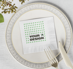 MAKE IT YOUR WAY | Personalized | White Coined Napkins | dose of dos