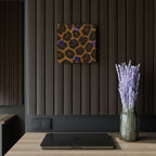 Leopard Print Acrylic Wall Clock - dose of dos