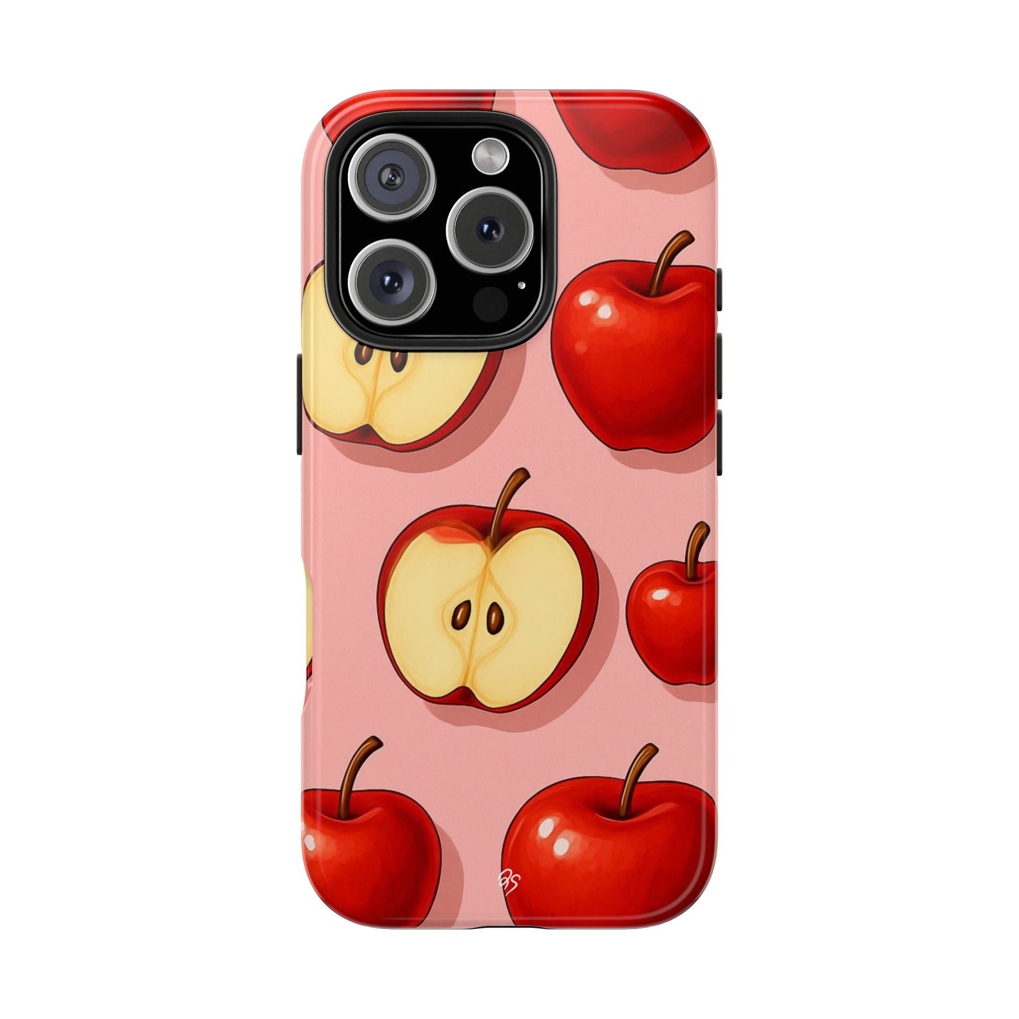 Red Apple Tough Phone Case - DOSE OF DOS BRAND